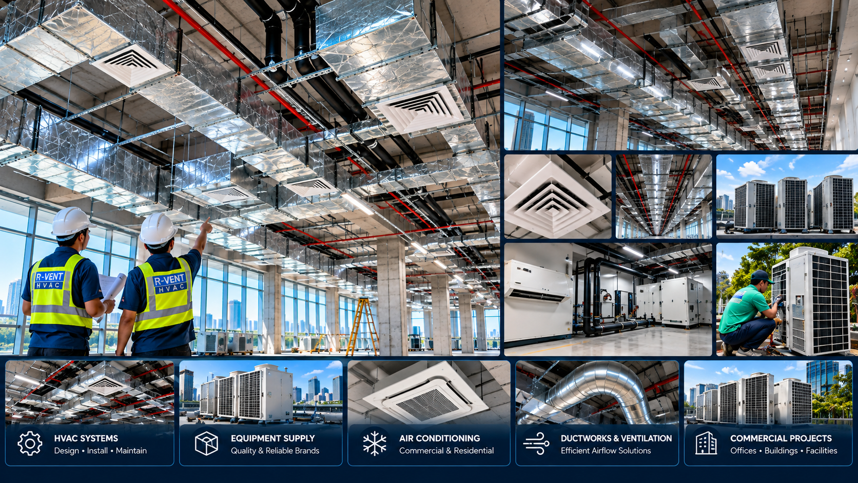 R-Vent HVAC systems and equipment